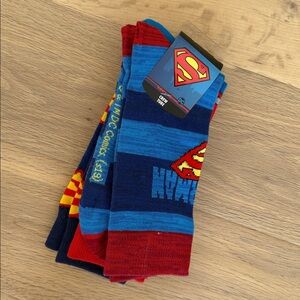 🦸‍♂️ DC Comics Superman Socks – 3 Pairs
Men’s Size 10–13